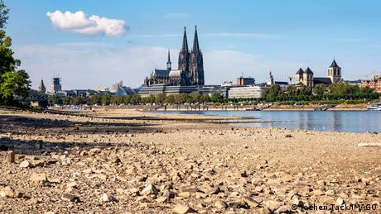 Das Niedrigwasser bringt die deutsche Wirtschaft ins Wanken