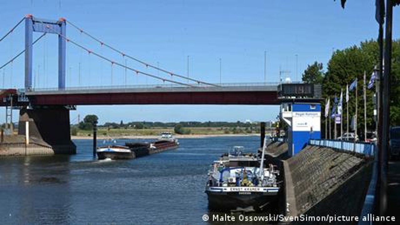Niedrige Pegel: Binnenschiffer schlagen Alarm