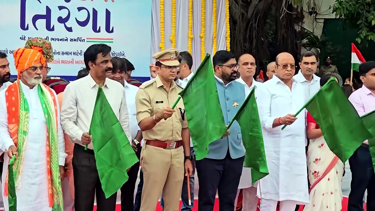#GUJARAT #BHARUCH HAR GHAR TIRANGA YATRA BY COLLECTOR