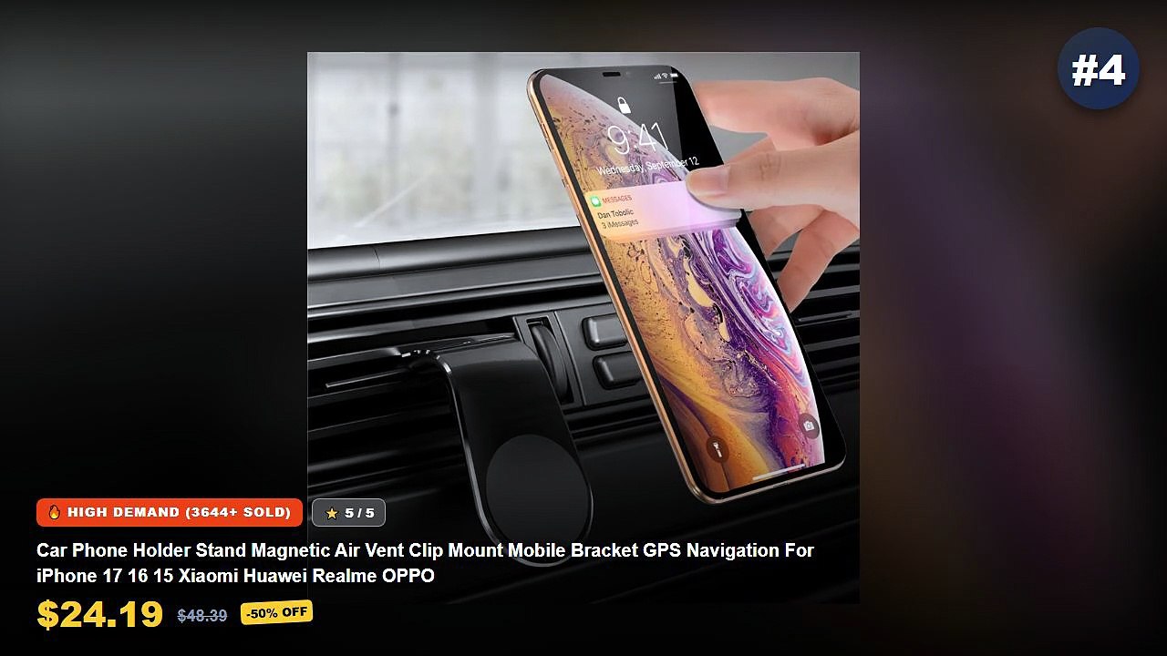 Don't Buy Magnetic Phone Car Vent Mounts For Navigation Before Watching This! - Magnetic Mobile Phone Air Vent Mount Hol...