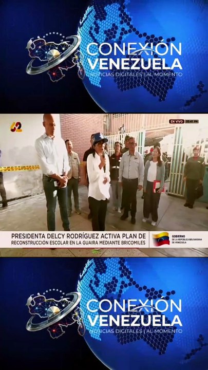 Delcy prepara el año escolar. Terremoto en Colombia