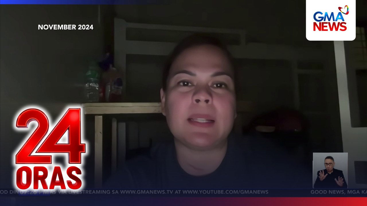 3 counts ng grave threats, isinampa ng DOJ laban kay VP Duterte dahil sa banta kay PBBM, atbp. | 24 Oras