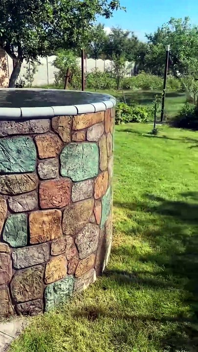 Pool, Garden Beds, Walkway & Fence Built with XPS Foam! DIY Backyard Transformation