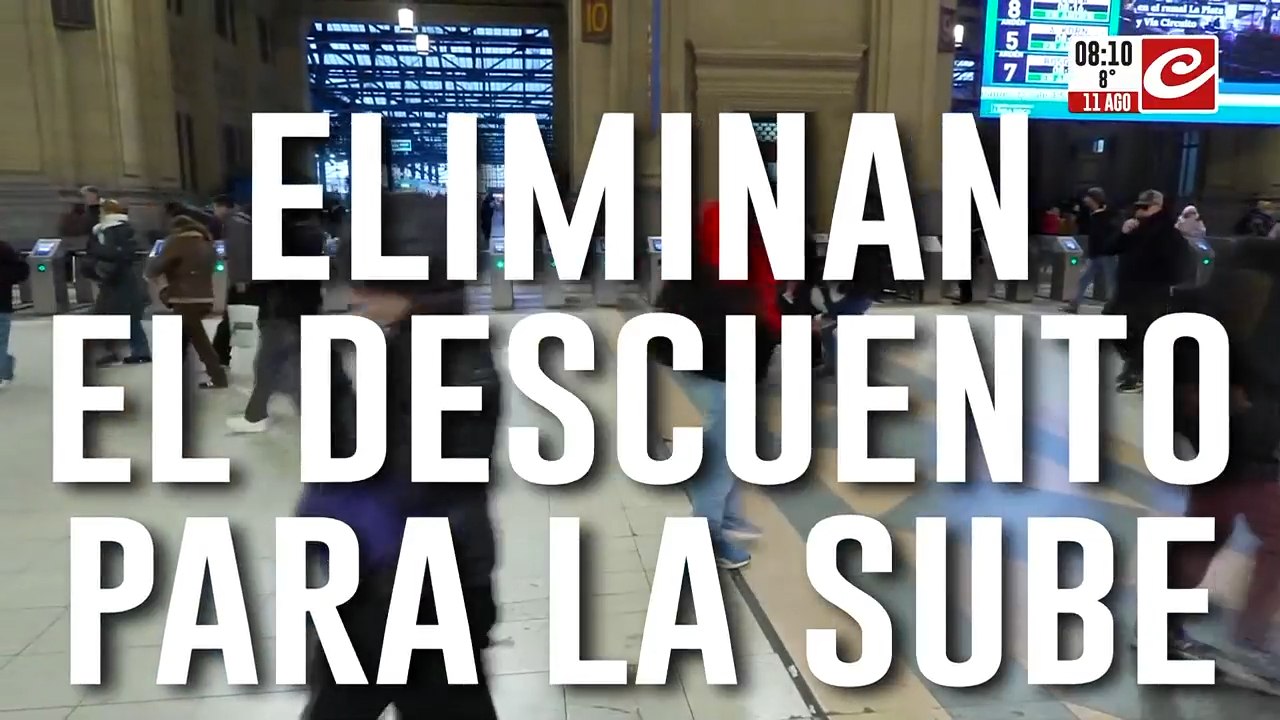 Otro golpe al bolsillo: eliminan el descuento en la tarjeta SUBE