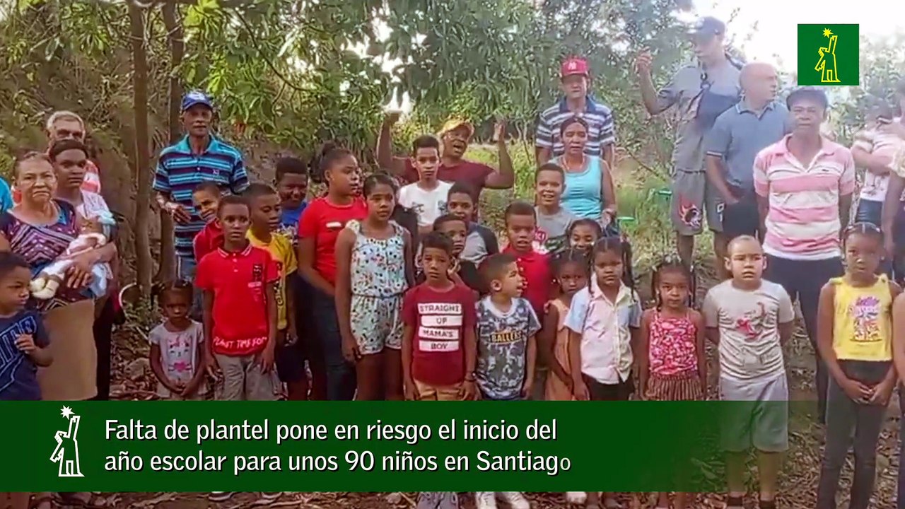 Falta de plantel pone en riesgo el inicio del año escolar para unos 90 niños en Santiago