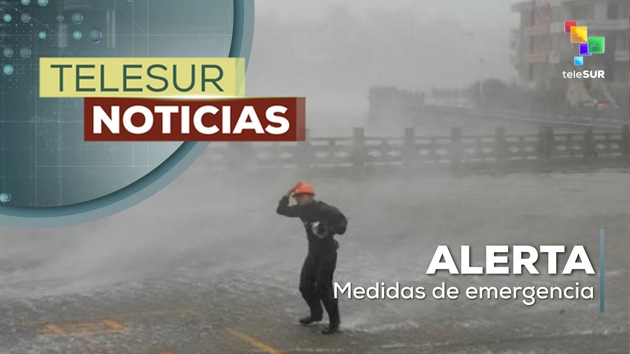 China en alerta de inundación tras paso del ciclón Dolphin