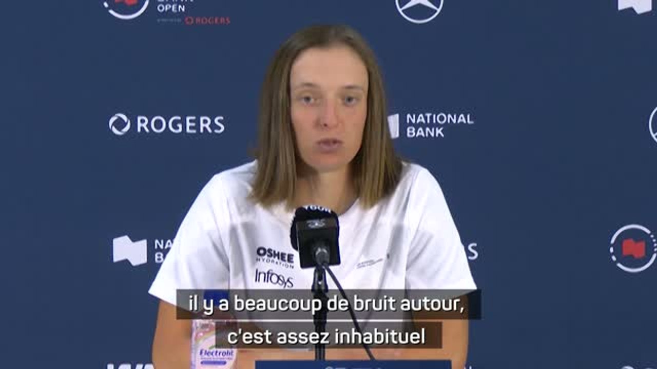 Toronto - Swiatek : “Cette sérénité, c’était l’objectif dès le départ”