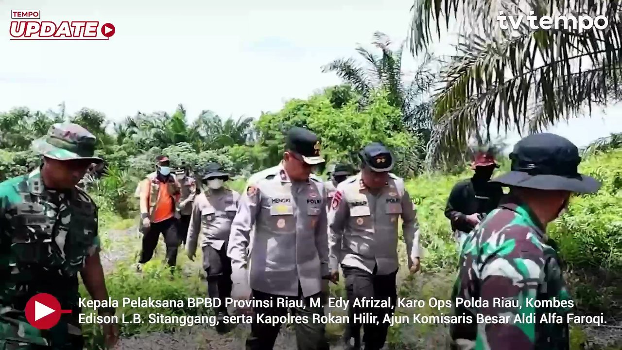 Polda Riau, Kodam XIX/Tuanku Tambusai, dan BPBD Riau Antisipasi Kebakaran Hutan dan Lahan