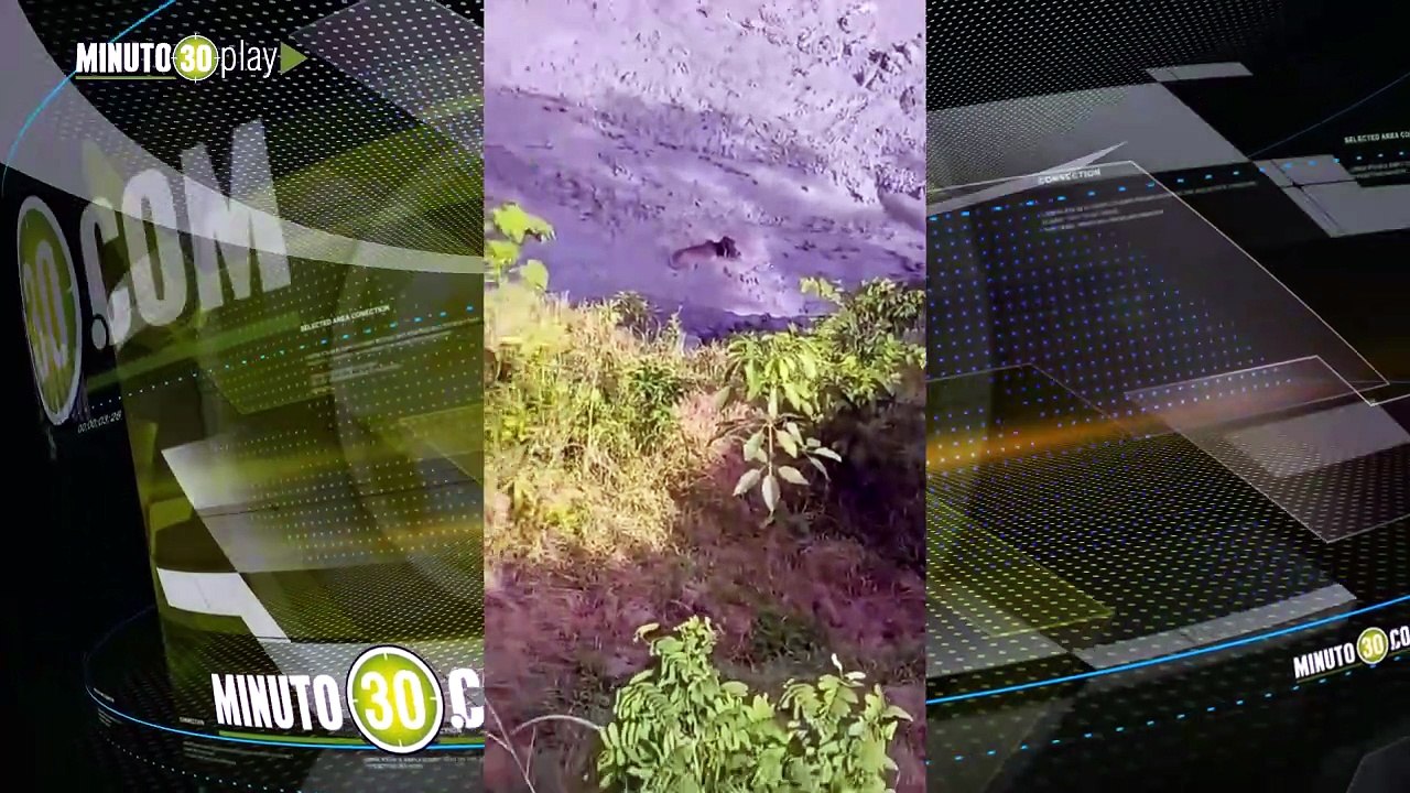 ¡Tremendo susto en San Pedro de Urabá! Volcán de lodo expulsó material