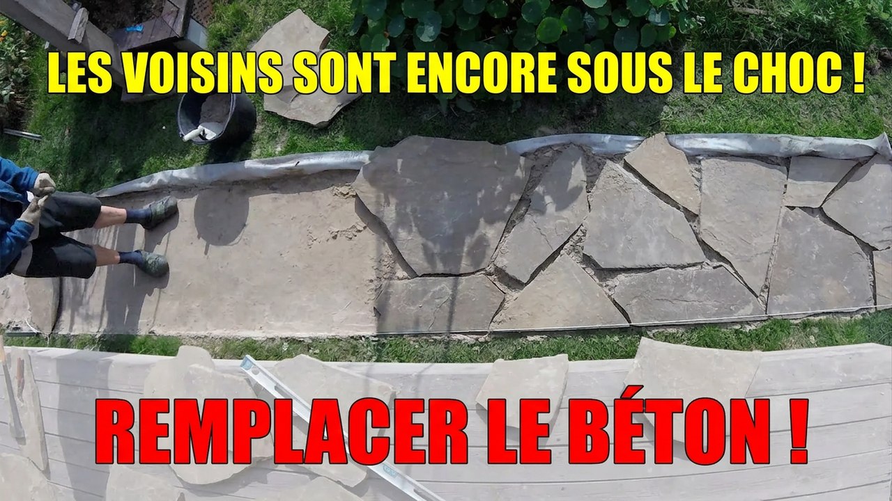 Allée de jardin SANS BÉTON et sans galère : facile à faire soi-même en pierre