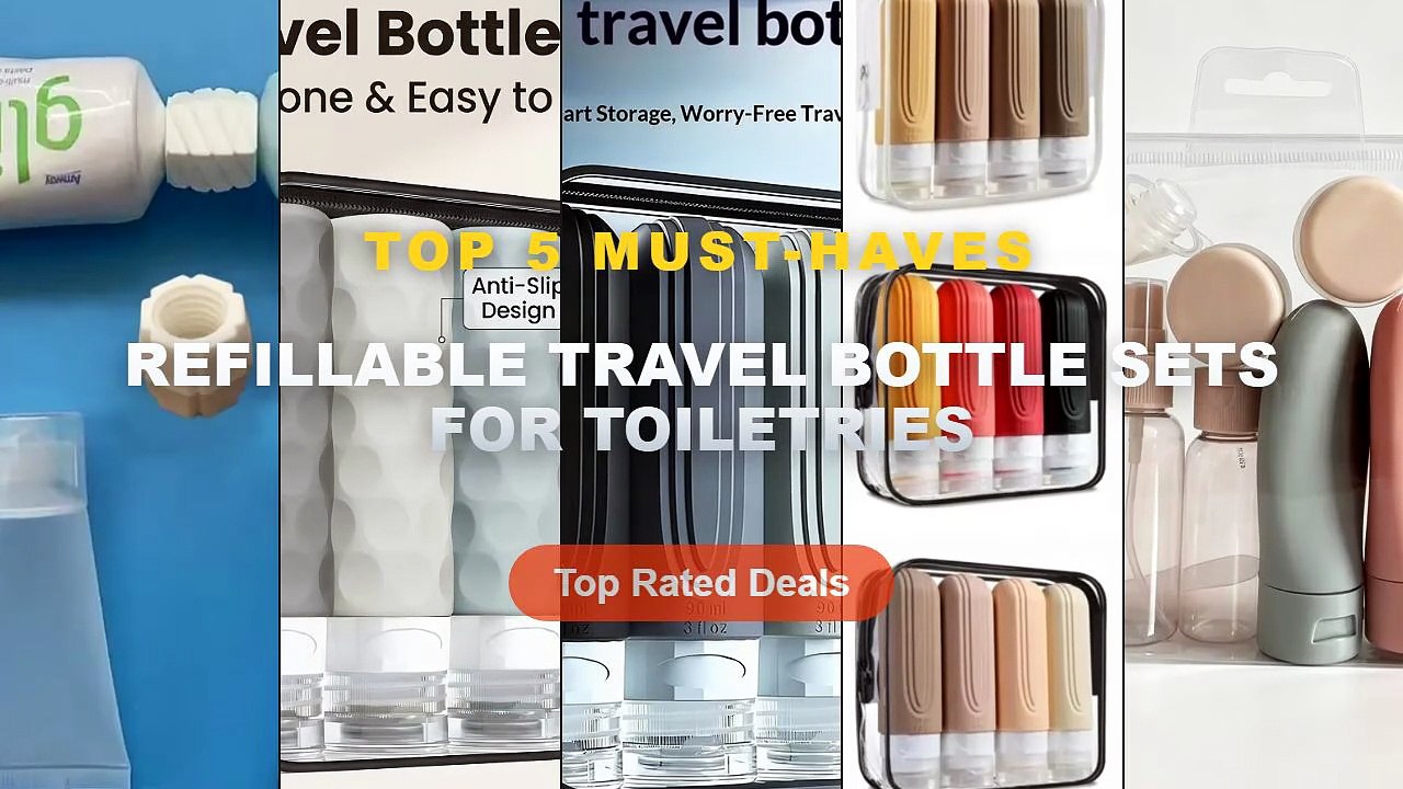 Cheap & Best Refillable Travel Bottle Sets For...