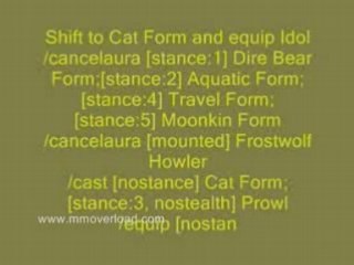 World of Warcraft Druide Macro Tutorial