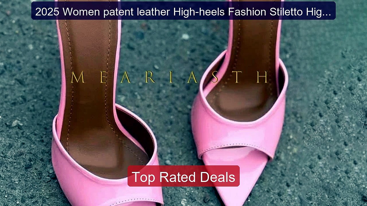 2025 Women patent leather High-heels Fashion Stiletto High Heels Sl... -- Top Rated 2026 | Buy Now!