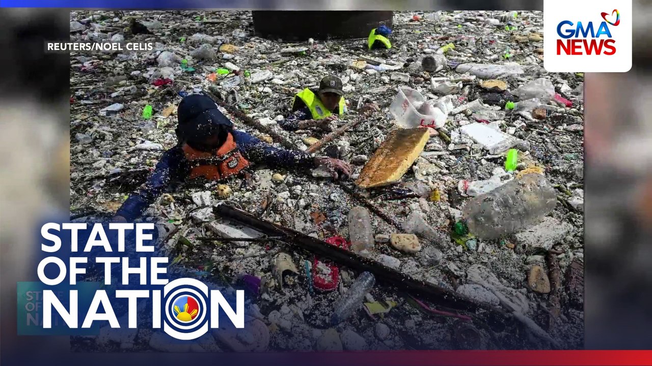 Mga basurang inanod sa Parañaque at Navotas, itinuturing ng gobyerno na "garbage crisis" | SONA