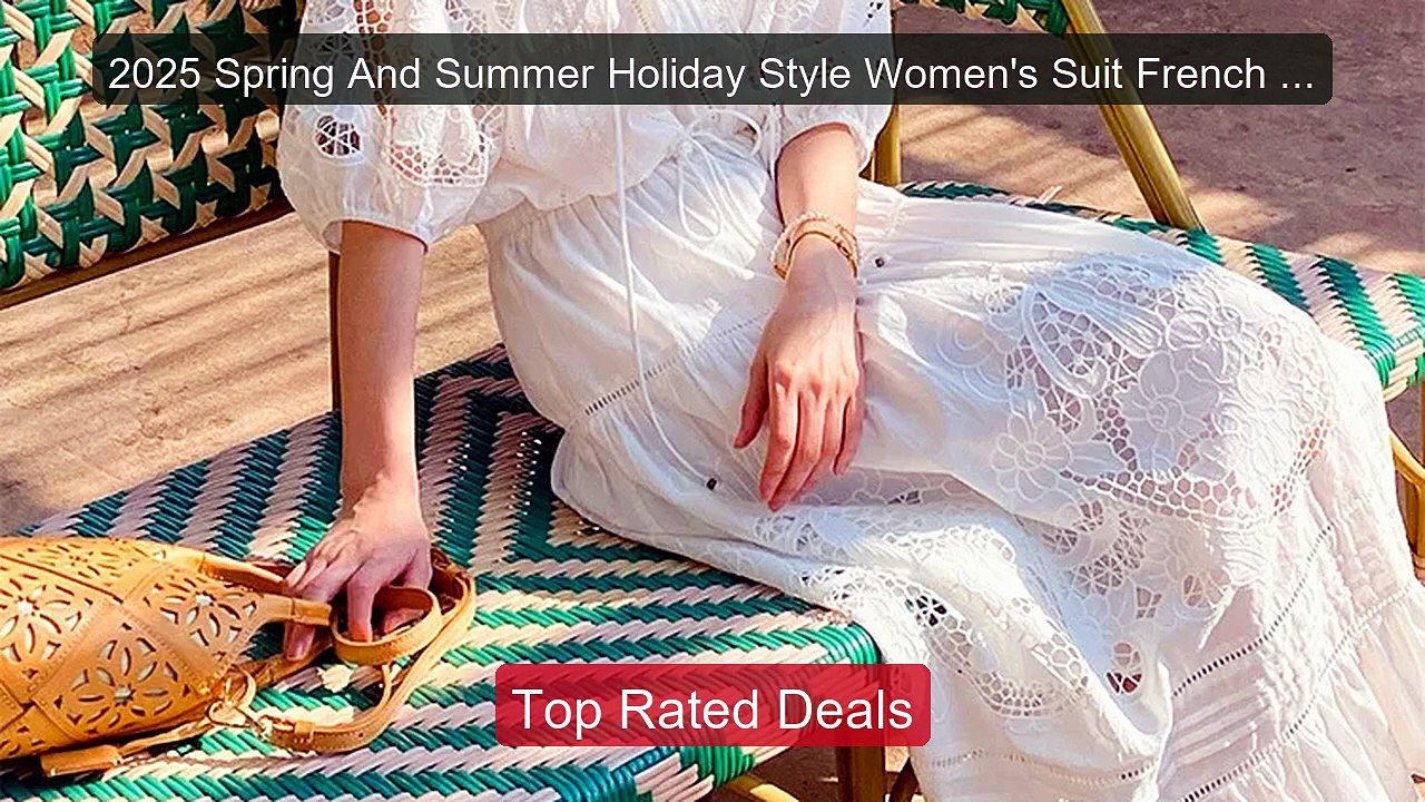 2025 Spring And Summer Holiday Style Women's Suit French Hollo... -- Hot Deal 2026 | Limited Offer!