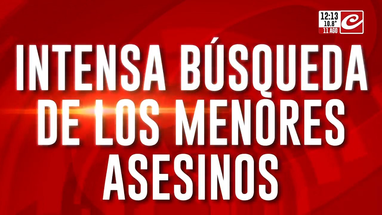 Intensa búsqueda de los menores asesinos: ¿Ajuste de cuentas narco?