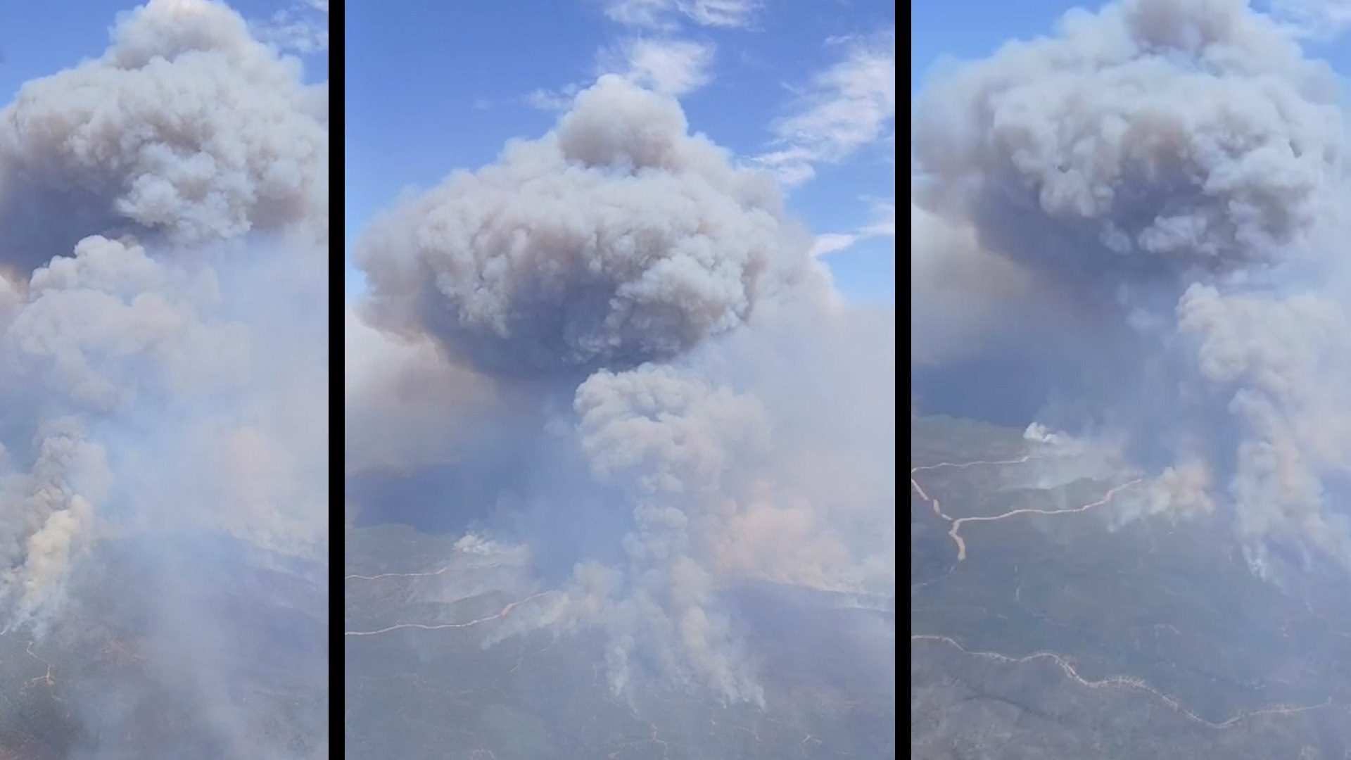 Así se comporta el incendio de Niebla: un 'big one' con saltos de más de tres kilómetros y que logra avanzar de forma inesperada contra el viento