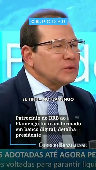 Patrocínio do BRB ao Flamengo foi transformado em banco digital, detalha presidente