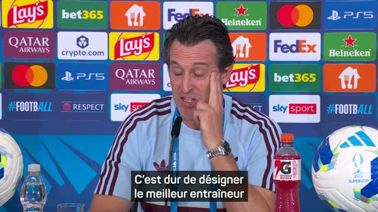 Aston Villa - Unai Emery : “Luis Enrique est le meilleur”