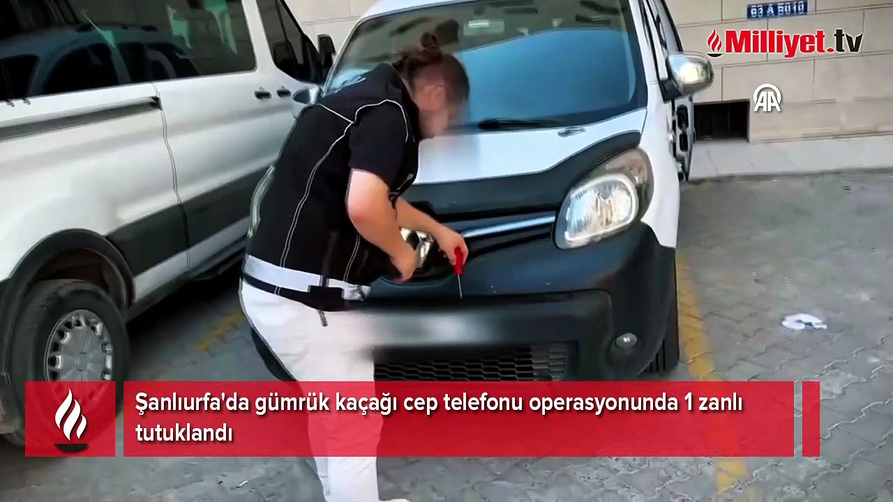 Şanlıurfa'da gümrük kaçağı cep telefonu operasyonunda 1 zanlı tutuklandı
