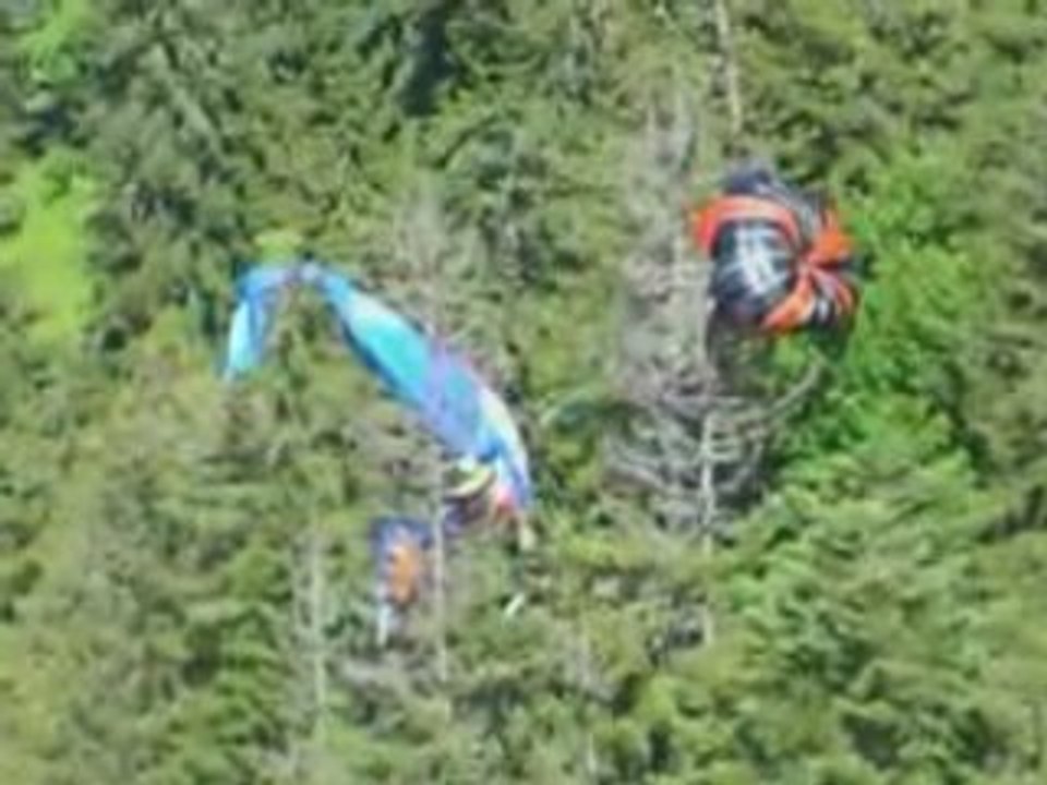 Caméra embarquée parapente alerte collision