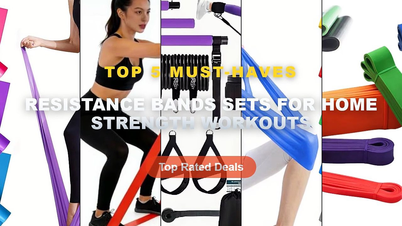 Amazing Resistance Bands Sets For Home Strength...