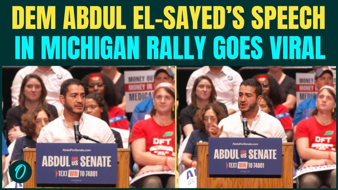 ‘We’re Going to…’: Democrat Abdul El-Sayed’s Speech SHAKES Michigan Crowd, Trump Stunned | Midterms