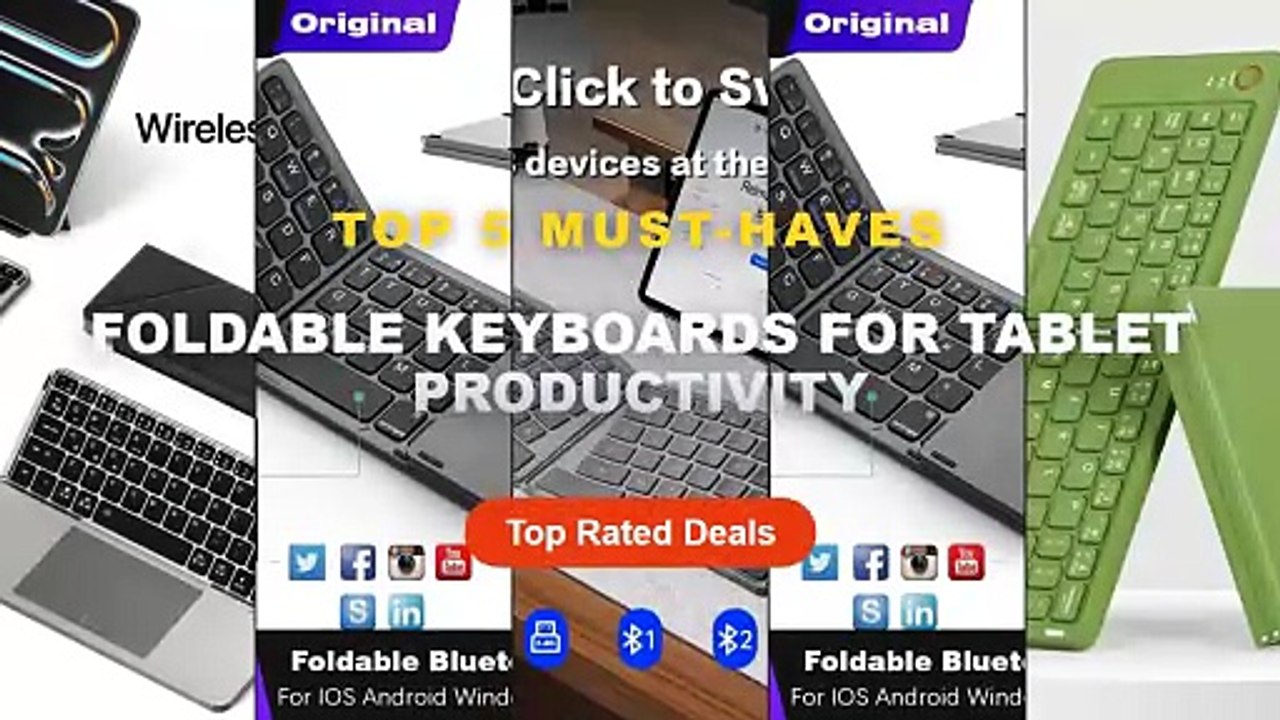 Why Everyone Is Buying Foldable Keyboards For T...