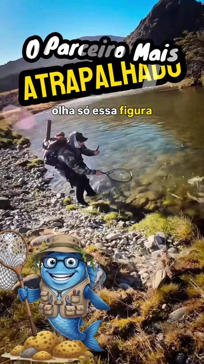 O Parceiro de Pesca mais atrapalhado do mundo