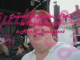 Patrick Fiori Hénin Beaumont 13 juillet 2008