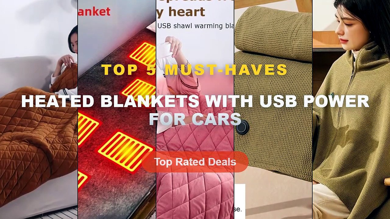 Heated Blankets With USB Power For Cars: Top 5...