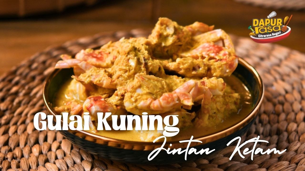 Bau Jintan Je Dah Buka Selera! Gulai Kuning Ketam Ni Memang Lain Macam Sedap