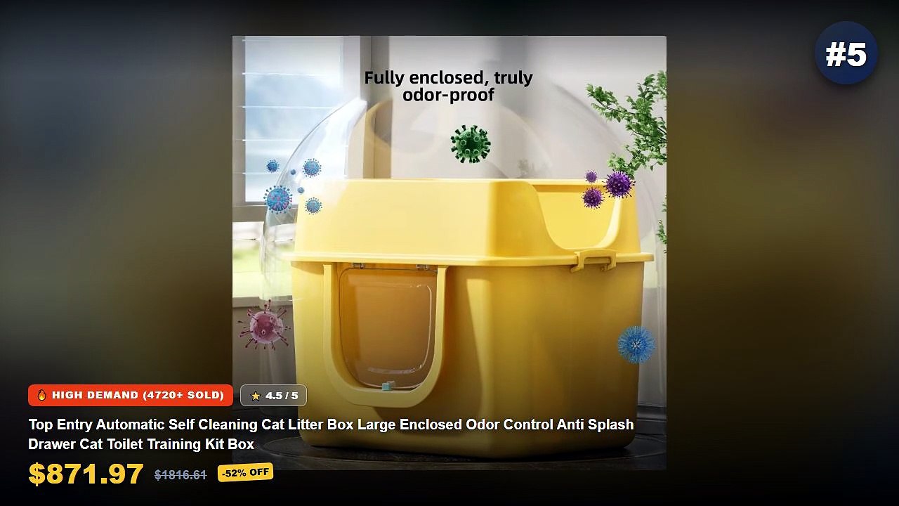 Cheap & Best Self-Cleaning Cat Litter Boxes With Odor Control Unboxing & Review - 12PCS Universal Cat Litter Box Odor El...