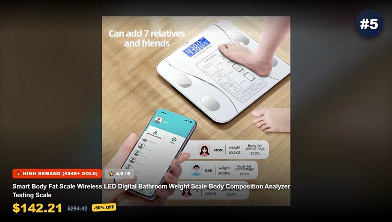 Don't Buy Smart Body Fat Scales With App Tracking Before Watching This! - Body Fat Scale Weight Bathroom Smart Digital B...