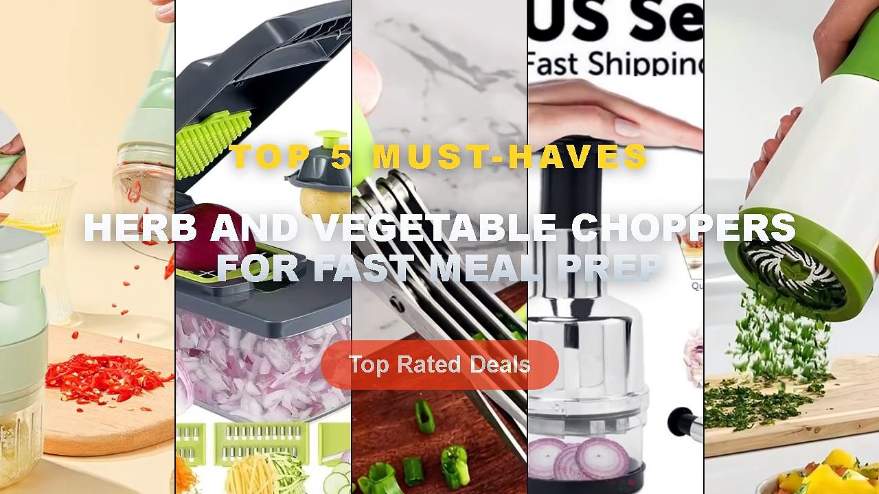 Herb And Vegetable Choppers For Fast Meal Prep:...