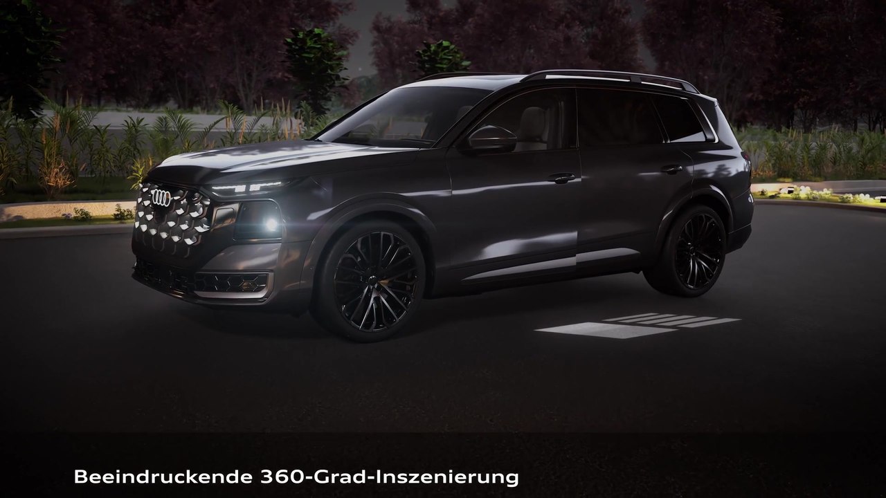 Audi SQ9 – Lichttechnologie – Animation