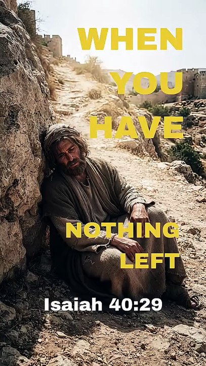 God Carries You When You Have Nothing Left