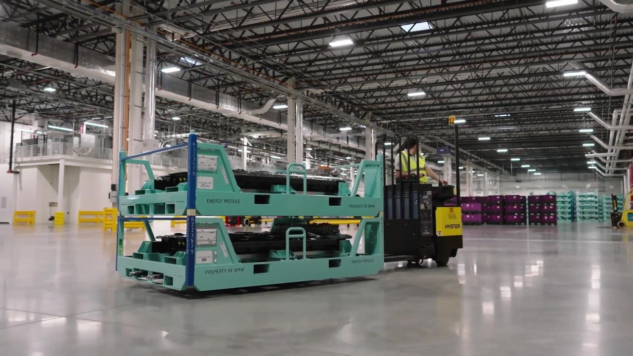 High-Voltage Battery Assembly at BMW Group Plant Woodruff