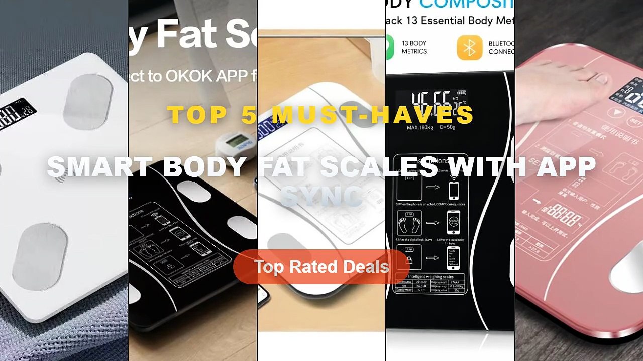 Amazing Smart Body Fat Scales With App Sync You Need To See - Smart Body Fat Scale Electronic Weight Scale Body Bluetoot...