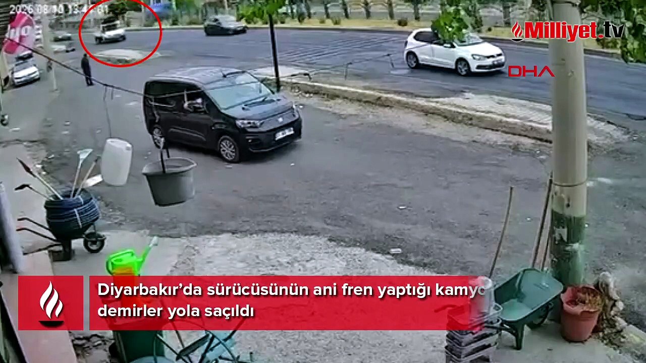 Facianın eşiğinden dönüldü! Sürücü ani fren yapınca...