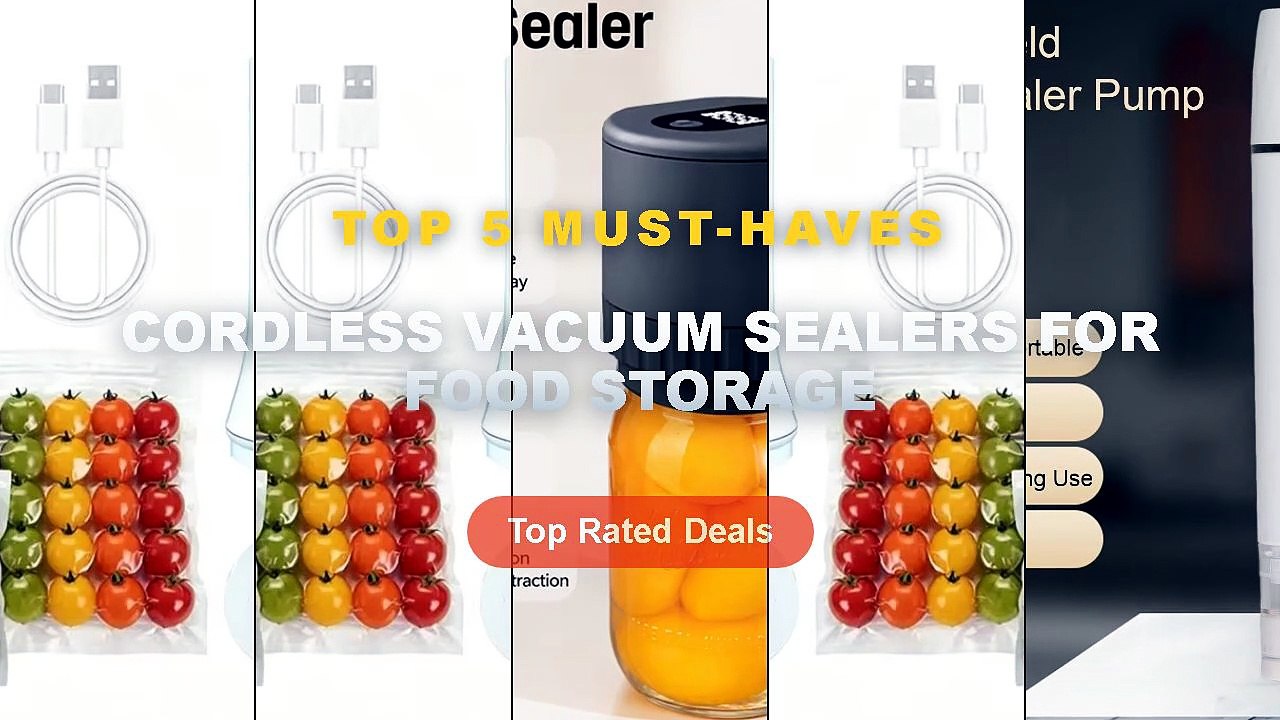 Best Cordless Vacuum Sealers For Food Storage o...