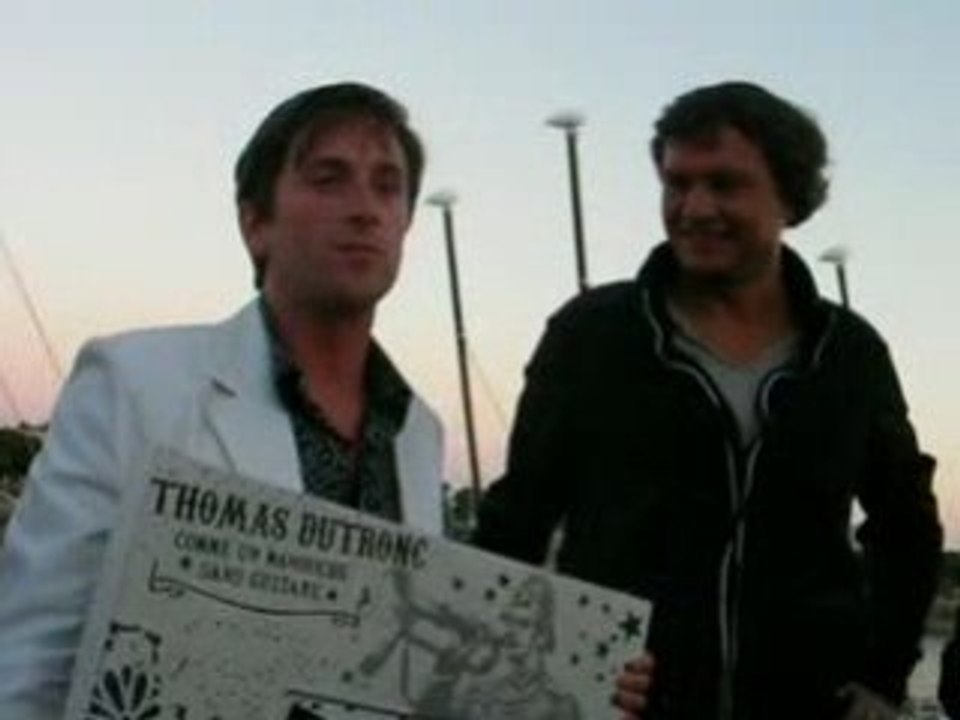 Thomas Dutronc reçoit son disque de platine