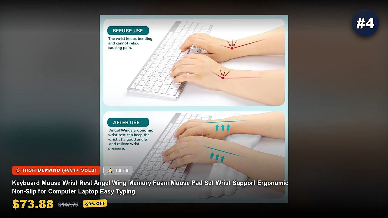 Amazing Weighted Wrist Rests For Wrist Pain Typ...