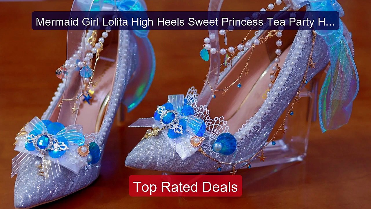Mermaid Girl Lolita High Heels Sweet Princess Tea Party High H... -- Hot Deal 2026 | Limited Offer!