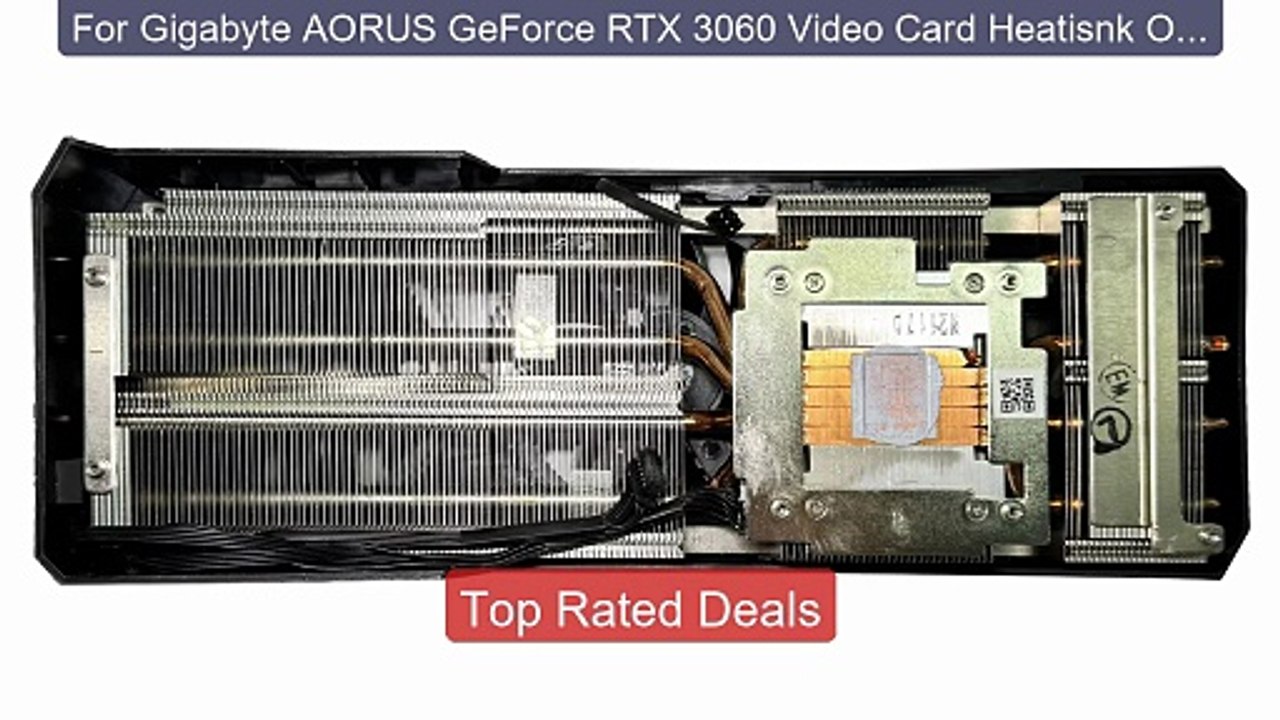 For Gigabyte AORUS GeForce RTX 3060 Video Card Heatisnk Origin... -- Hot Deal 2026 | Limited Offer!