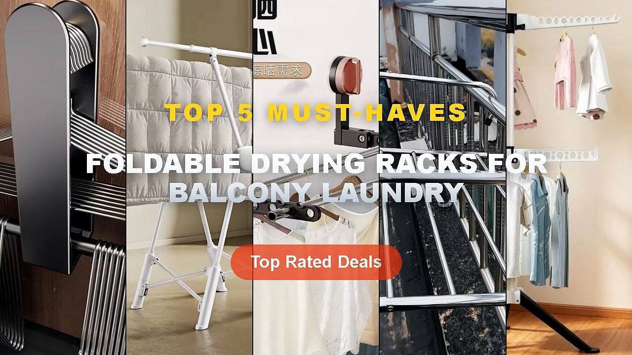 Best Foldable Drying Racks For Balcony Laundry on AliExpress | Review - Foldable Stainless Steel Clothes Drying Rack Ext...