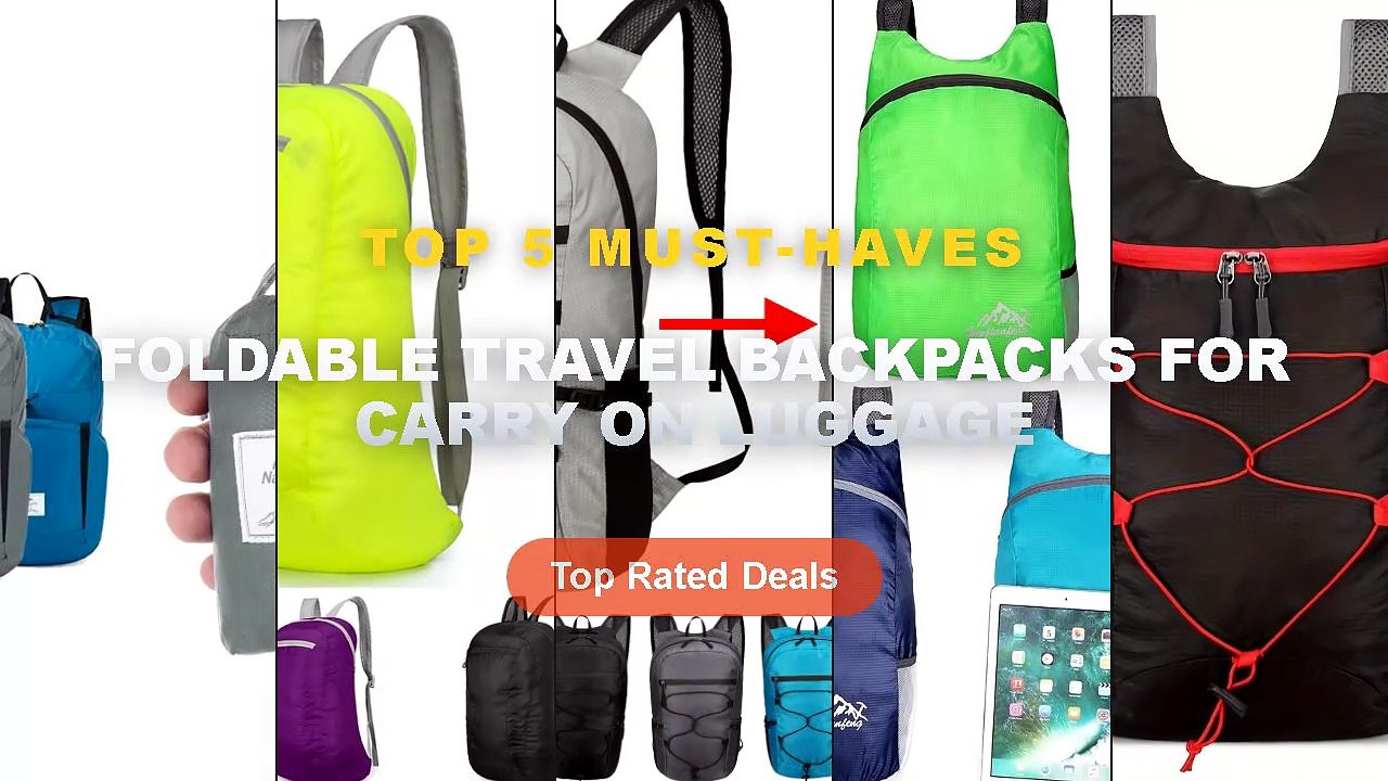 Best Foldable Travel Backpacks For Carry On Lug...