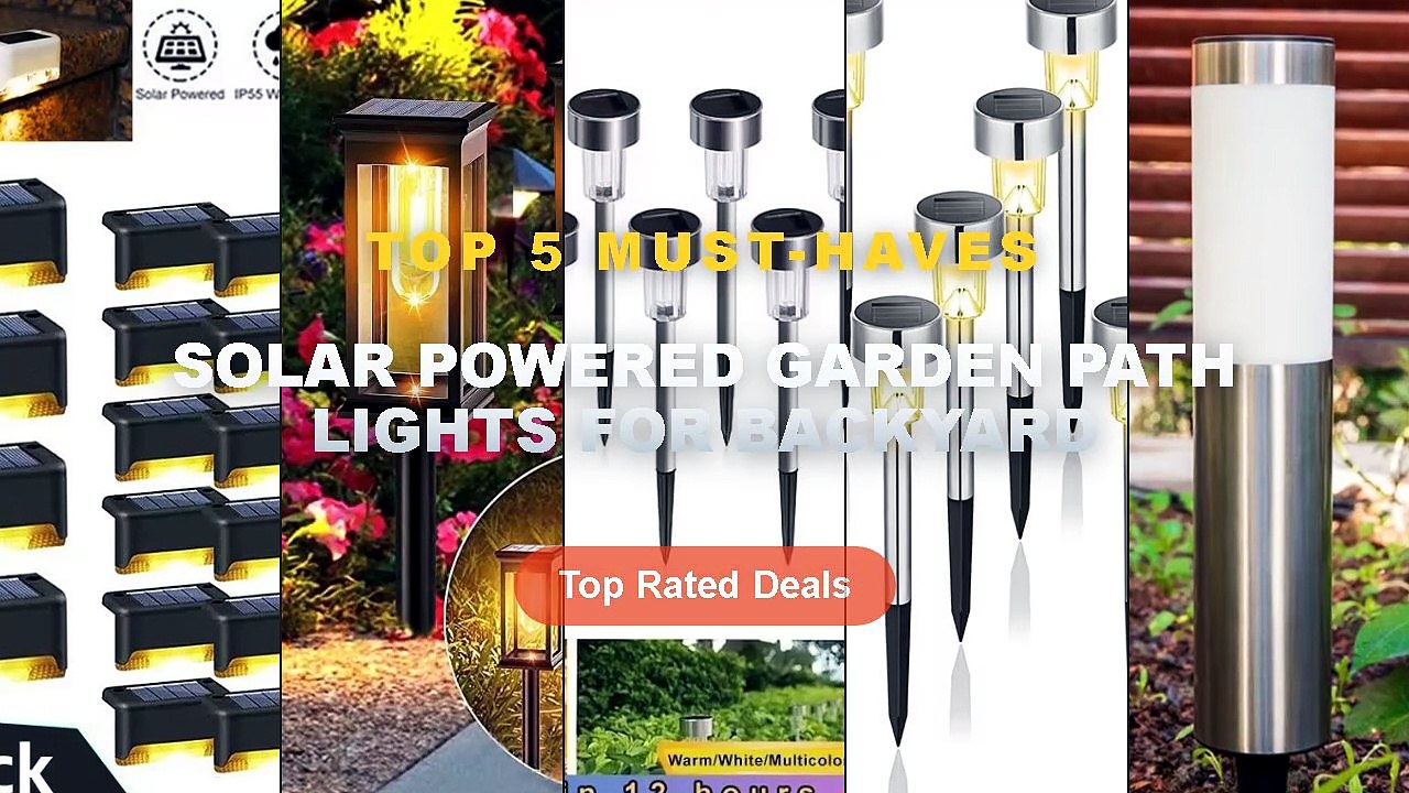 Top 5 Best Solar Powered Garden Path Lights For...