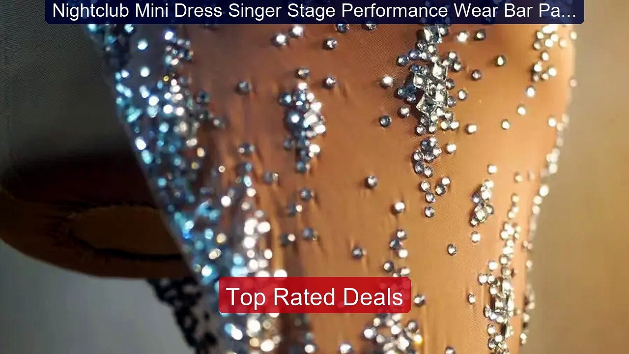 Nightclub Mini Dress Singer Stage Performance Wear Bar Party A... -- Best Buy 2026 | Great Quality!
