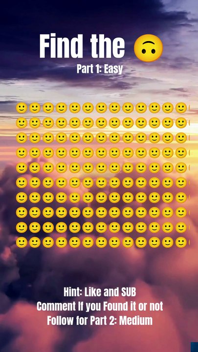 (Find the 🙃) Only 1% Can Solve This Creative Em...